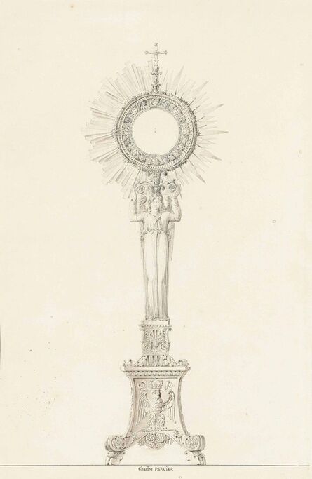 Charles Percier, ‘An ostensory designed for the coronation of Napoleon’