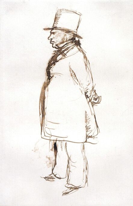 John Everett Millais, ‘Turner on Varnishing Day at the Royal Academy’, 1851
