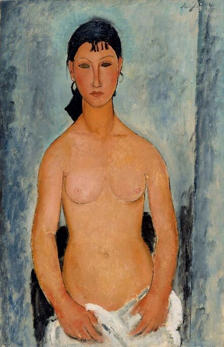 Amedeo Modigliani, ‘Weiblicher Akt, stehend (Elvira) (Female Nude, Standing [Elvira])’, 1918