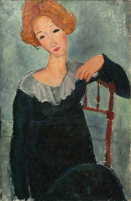Amedeo Modigliani, ‘Woman with Red Hair’, 1917