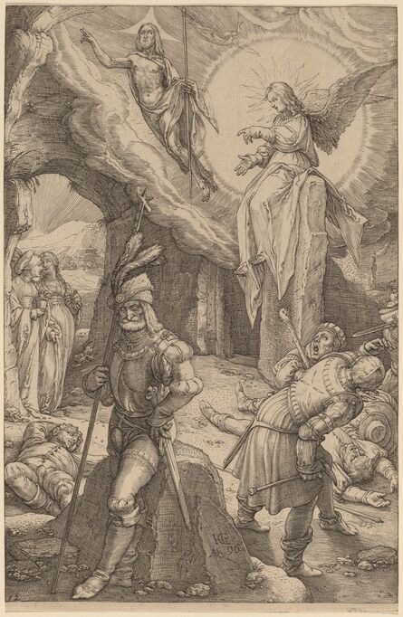 Hendrik Goltzius, ‘The Resurrection’, 1596