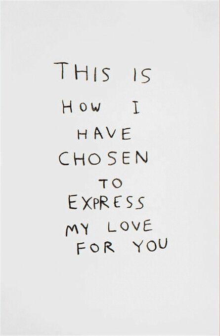 David Shrigley, ‘Express My Love’, 2014