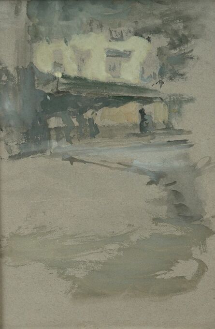 James Abbott McNeill Whistler, ‘Penthouse of the Public House in St. Ives, Cornwall’, ca. 1883