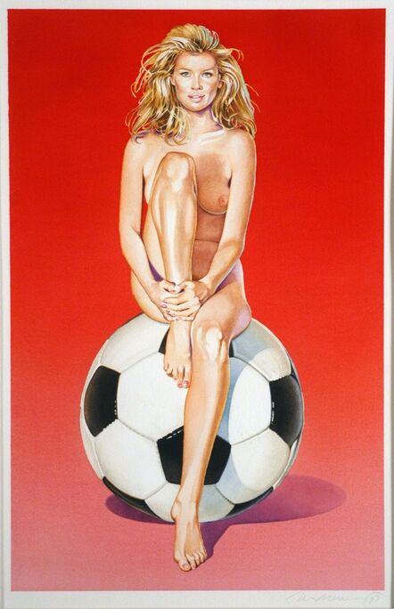 Mel Ramos, ‘Fussball Fannie’, 1997