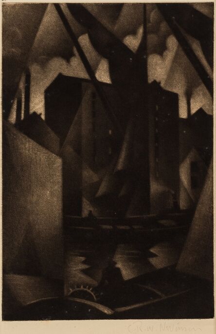 Christopher Richard Wynne Nevinson, ‘Southwark (Black 47)’, 1918
