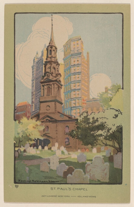 Rachael Robinson Elmer, ‘St. Paul's Chapel’, 1914