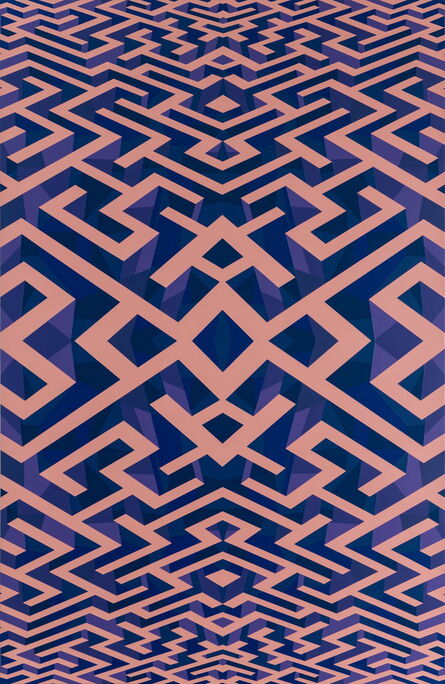 Xu Qu, ‘Maze Pink Purple’, 2018