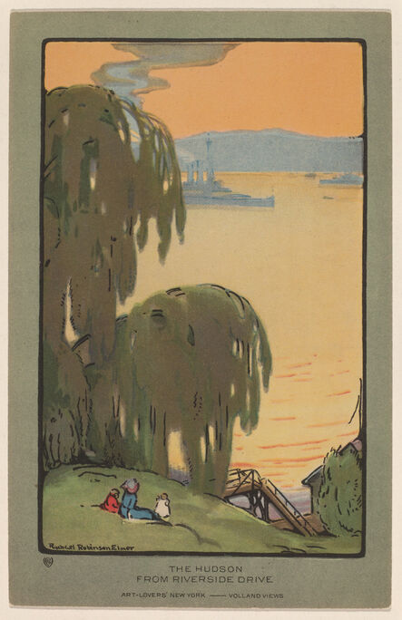 Rachael Robinson Elmer, ‘The Hudson from Riverside Drive’, 1914
