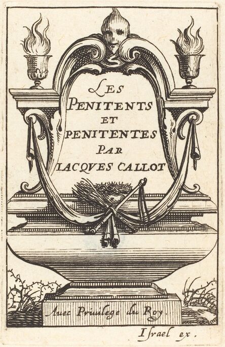 Abraham Bosse, ‘Frontispiece for Callot's "The Penitents"’