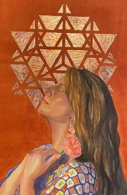 Alayne Sahar, ‘The Carnation Lover (Portrait of Stephanie Spay)’, 2021