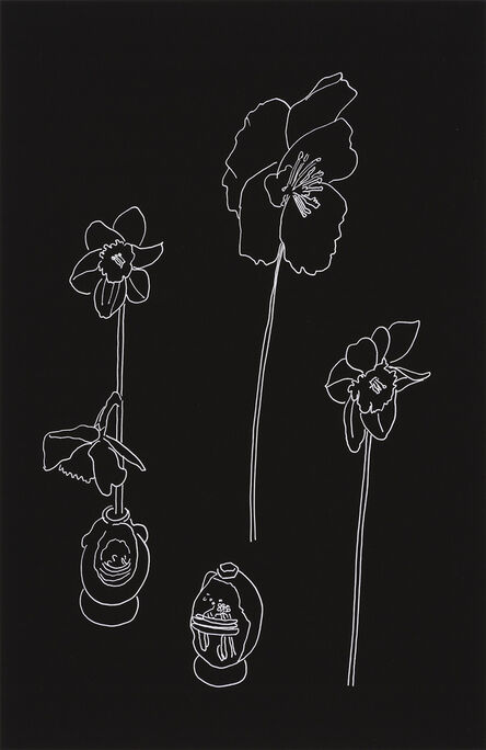 Gail Norfleet, ‘White Line Flowers IX’, 2016