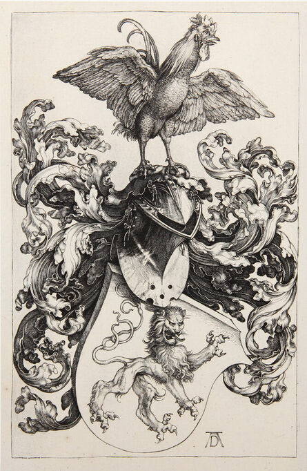 Albrecht Dürer, ‘Les Armoiries au Coq’, 1873