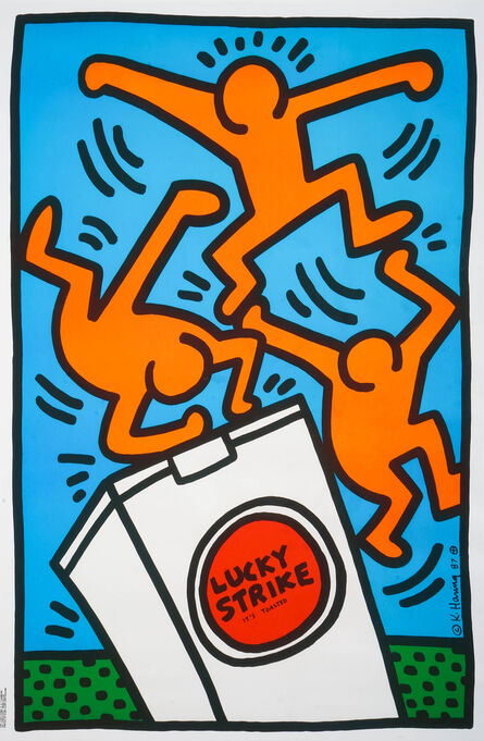 Keith Haring, ‘Lucky Strike III 1987’
