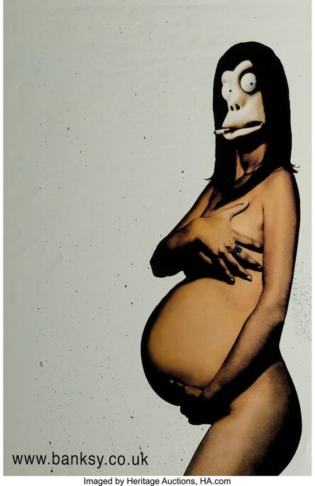 Banksy, ‘Barely Legal, poster’, 2006