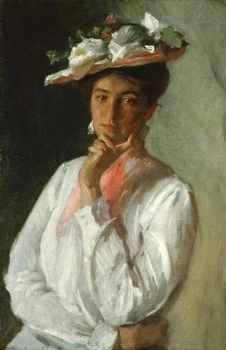 William Merritt Chase, ‘Woman In White’, summer 1902