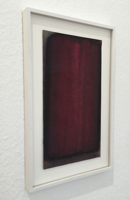 Lothar Quinte, ‘Wine-red gouache’, 1986