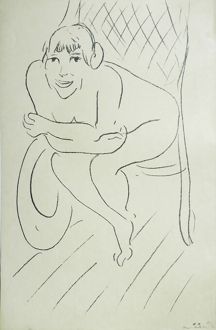 Henri Matisse, ‘Nude in a Rocking Chair (Nu au Rocking Chair)’, 1913