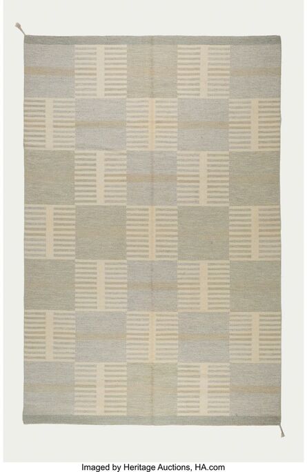 Carl Malmsten, ‘Geometric Flat-Weave Carpet’, circa 1950