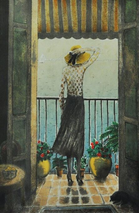 Jean-Pierre Cassigneul, ‘Woman on Balcony’, 1975-1985