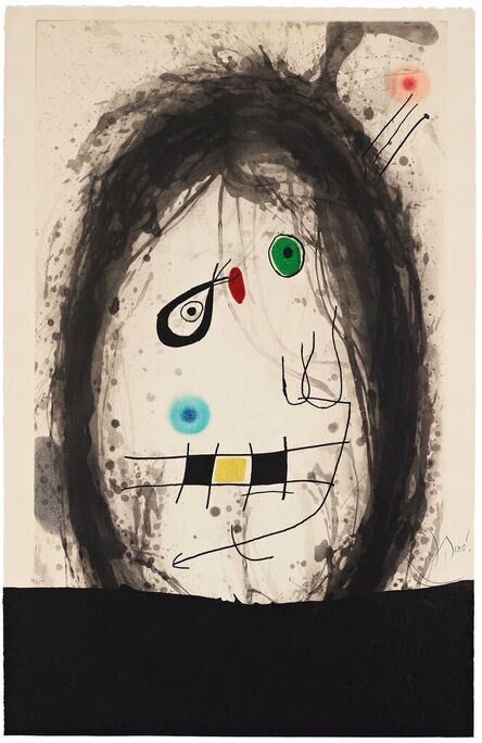 Joan Miró, ‘L'exilé noir’, 1969