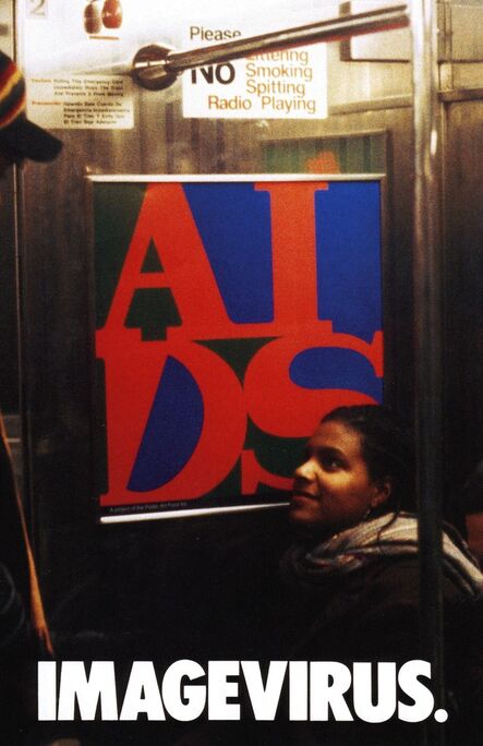 General Idea, ‘Imagevirus (New York Subway)’, 1991
