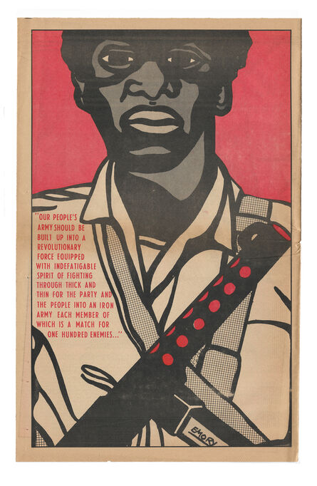 Emory Douglas, ‘"Our people's army should be built up into a revolutionary force..."’, 1970