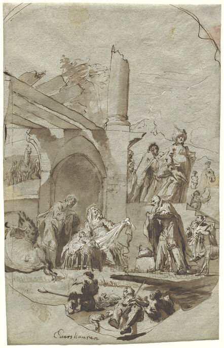 Georg Anton Urlaub, ‘The Adoration of the Magi’, 1752/1753
