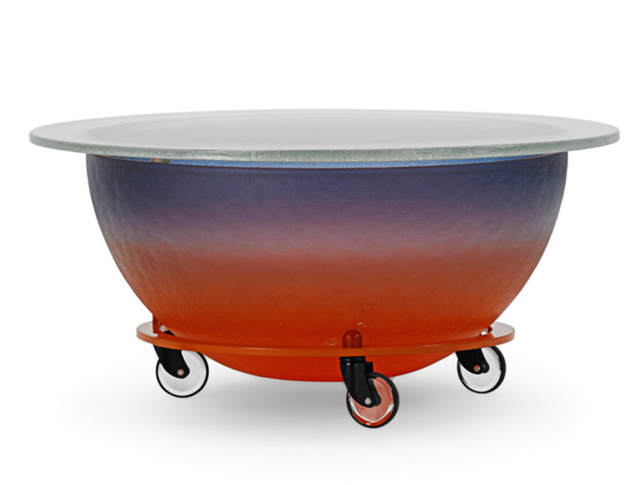 Orange Blue Sphere table, California