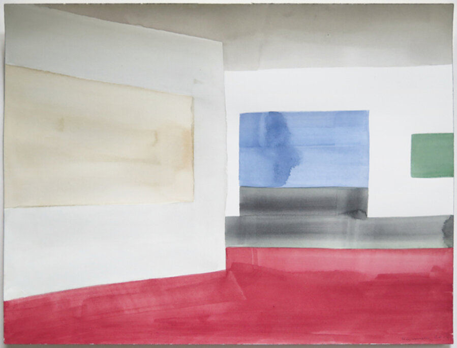 Untitled (blue wall)