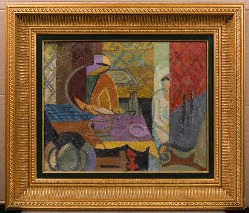 André Lhote, ‘La salle à manger’, circa 1944-45, Painting, Oil on canvas, Leclere 