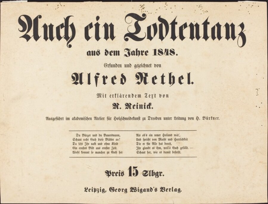 Auch ein Todtentanz: Title Page