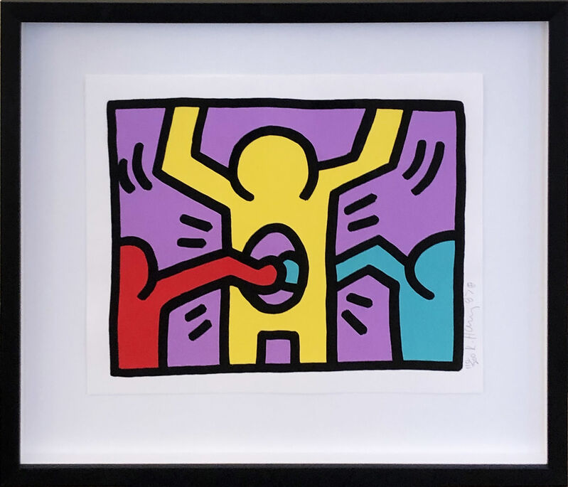 Keith Haring, ‘Pop Shop I (C)’, 1988, Print, Silkscreen, Hamilton-Selway Fine Art Gallery Auction