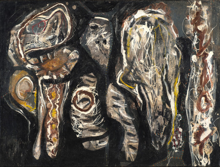 Collaborative Painting: William Baziotes, Gerome Kamrowski and Jackson Pollock