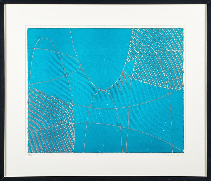 Stanley William Hayter, ‘Three works of art: Pool at Night; Swimming Bird; Saddle’, 1967, Print, Etching and aquatint in colors (framed), Rago/Wright/LAMA/Toomey & Co.