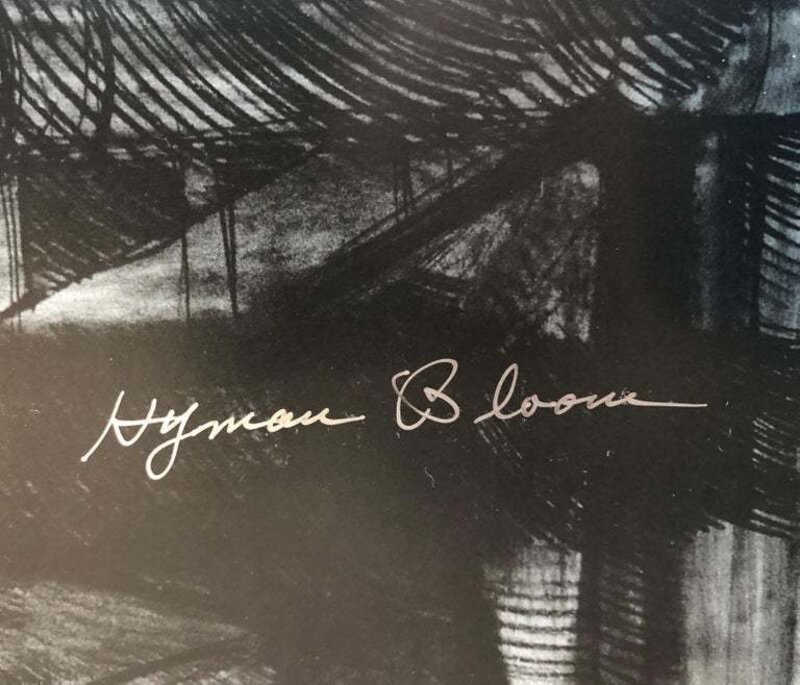 Hyman Bloom, ‘Abstract Expressionist Hyman Bloom Judaica Hand Signed Poster Rabbi with Torah’, 20th Century, Print, Offset Print, Lions Gallery