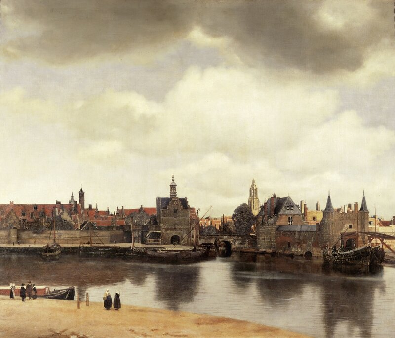 Johannes Vermeer, ‘View of Delft, Netherlands, After the Fire’, ca. 1658, Painting, Oil on canvas, Erich Lessing Culture and Fine Arts Archive