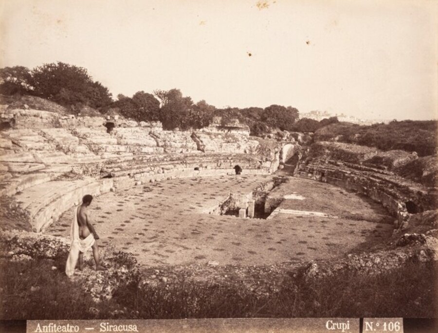 Anfiteatro, Siracusa ; Tempio della Concordia, Girgenti