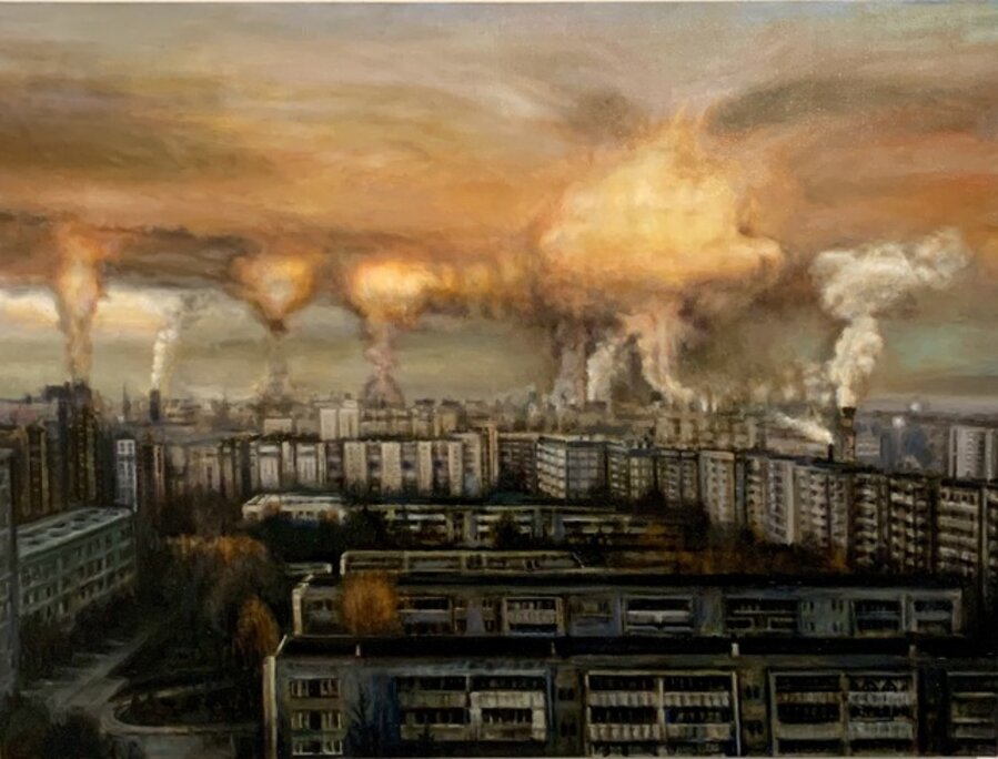 Russian Drone Painting (Norilsk 2018)
