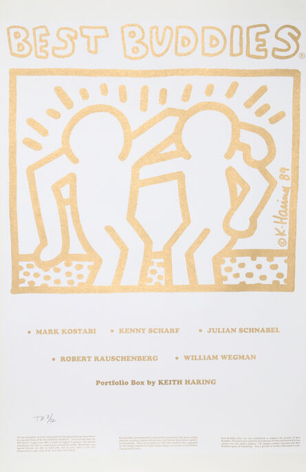 Keith Haring, ‘Best Buddies Portfolio Coversheet’, 1993