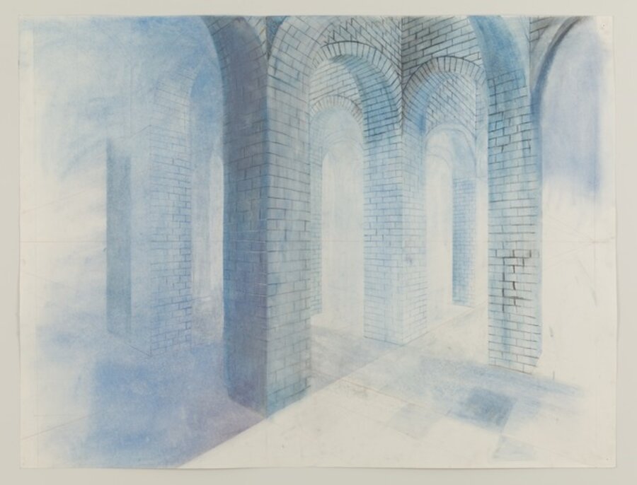 Untitled (blue crypt)