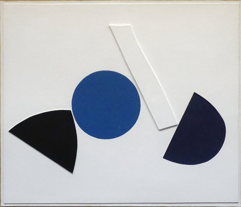 Alan Reynolds, ‘Ascending’, 1970, Drawing, Collage or other Work on Paper, Prepared card on wood base, Annely Juda Fine Art