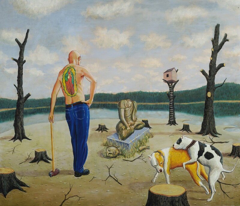 Tim Vermeulen, ‘The Animal Realm ’, 2014, Painting, Oil on Panel, Billis Williams Gallery