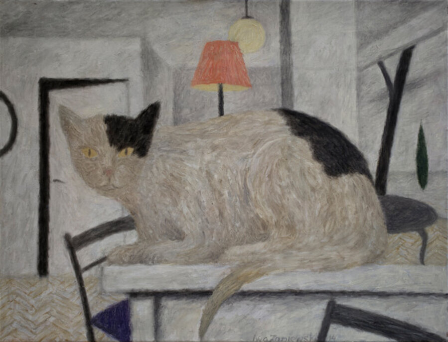 Cat in a Modern Interior