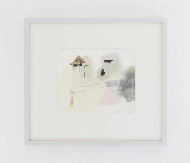 Hans Lannér, ‘Besök / Visit’, 2020, Drawing, Collage or other Work on Paper, Watercolour and dry pastel on paper, Galleri Magnus Karlsson