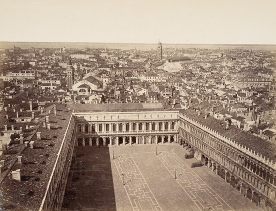 Venice seen from the bell tower