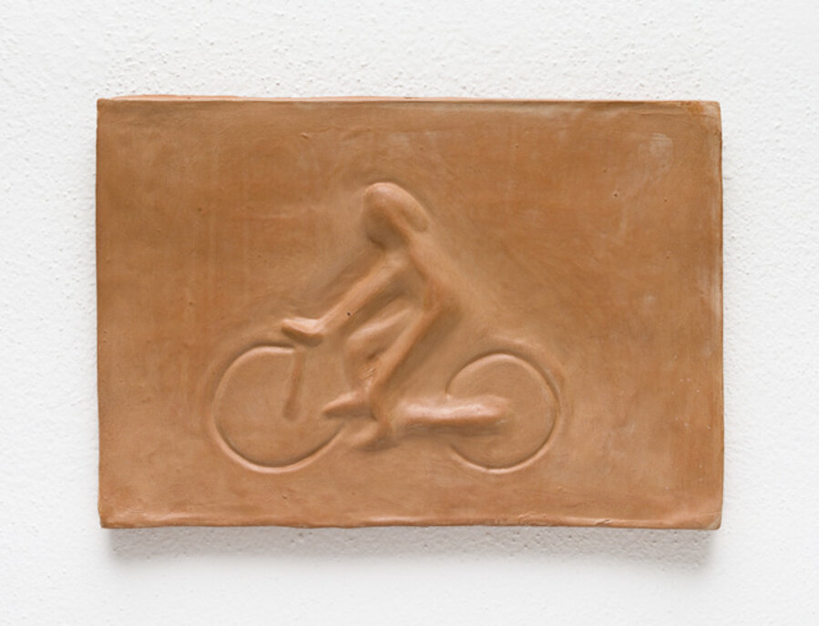 On the bike, from Silvia series