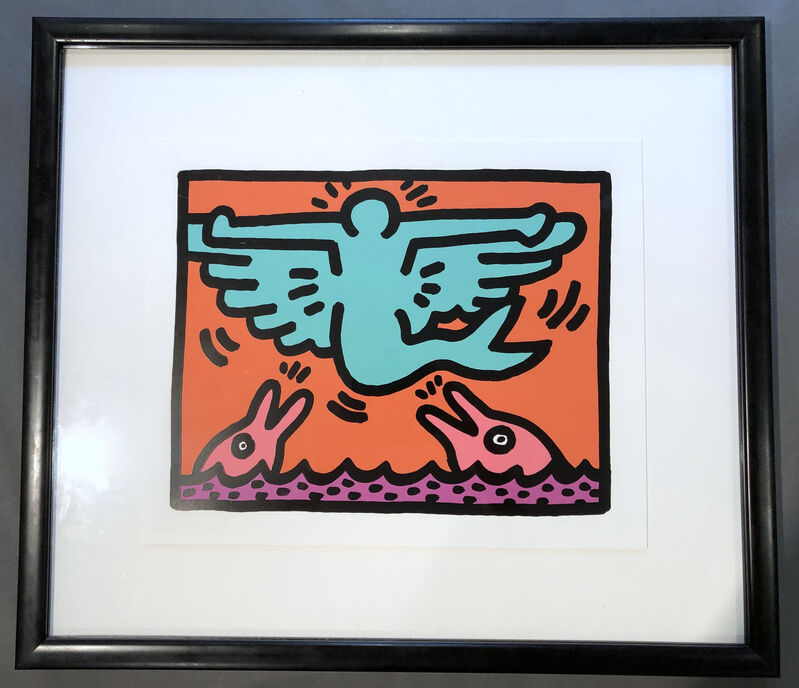 Keith Haring, ‘Pop Shop V Plate 3’, 1989, Print, Screenprint on paper, Georgetown Frame Shoppe