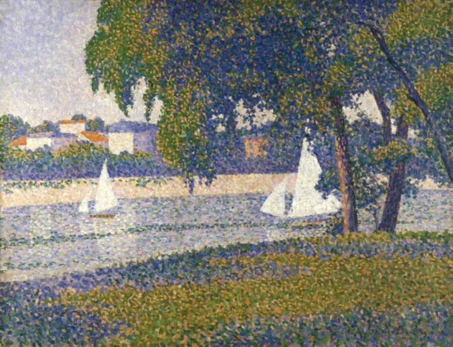 The Seine at Courbevoie: La Grande Jatte
