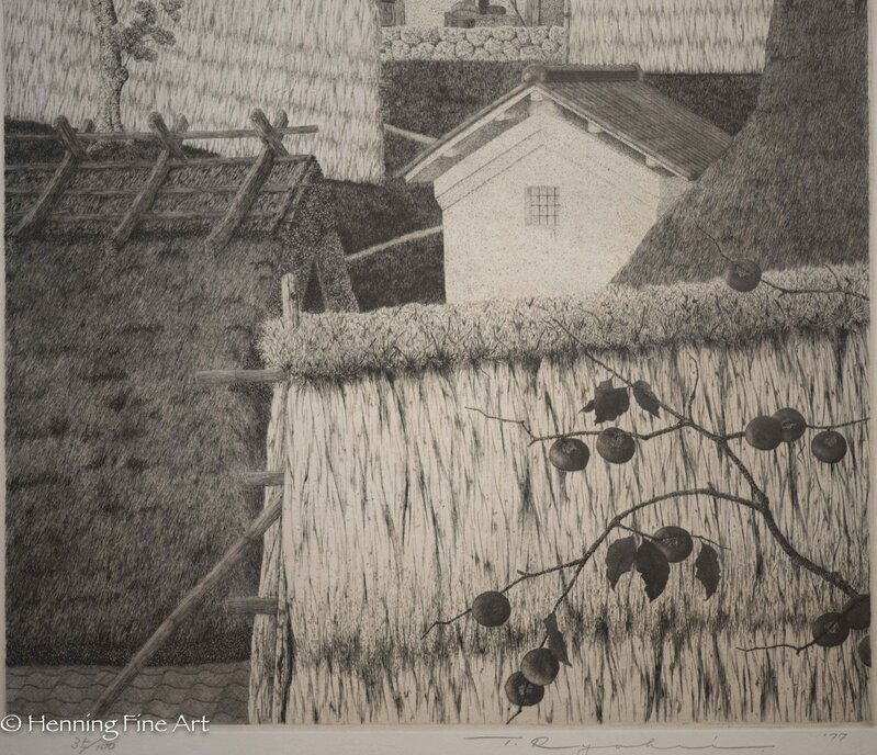 Ryohei Tanaka, ‘Hitago in Autumn’, 1977, Print, Etching aquatint, Henning Fine Art