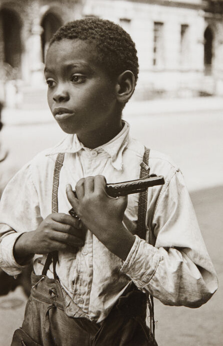 Helen Levitt, ‘New York City (young boy)’, 1942